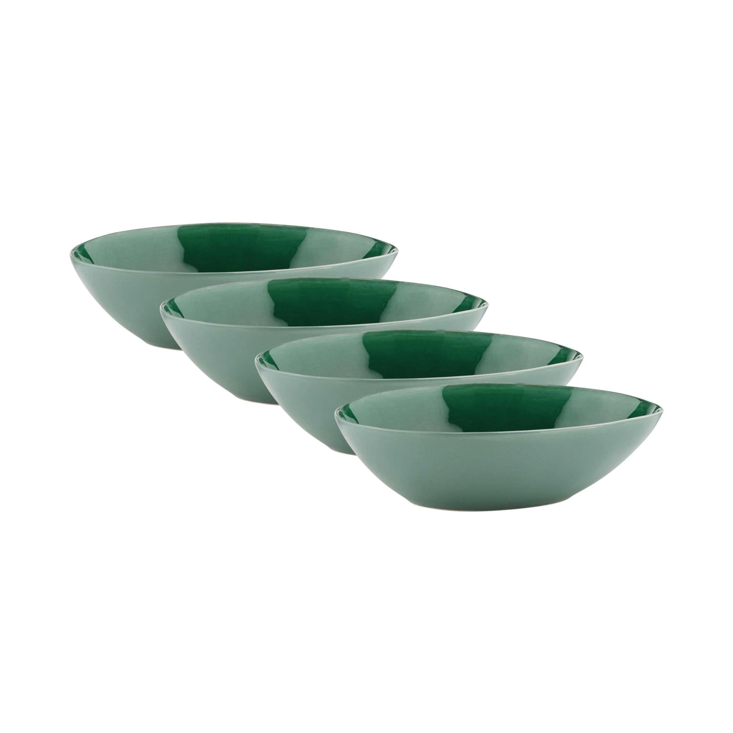 4x Schale 600ml DE LA ROYA In Dunkelgrün 1 4x Schale 600ml DE LA ROYA In Dunkelgrün
