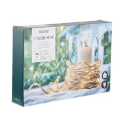 LED Outdoor-Lichterkette Naturseil 100 Lichter Mit Stecker FARMHOUSE In Natur -Butlers butlers led outdoor lichterkette naturseil 100 lichter mit stecker farmhouse in natur 2