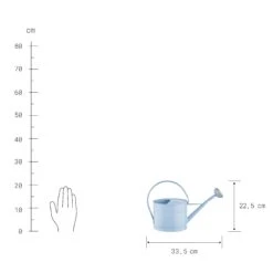 Mini-Gießkanne 1,5l ZINC In Hellblau -Butlers butlers mini giesskanne 1 5l zinc in hellblau 2