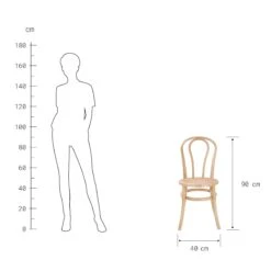 Stuhl 4er-Set WIENER MELANGE In Natur -Butlers butlers stuhl 4er set wiener melange in natur 3