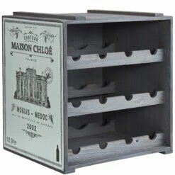 Weinregal VINOTHEK In Hellgrau -Butlers butlers weinregal vinothek in hellgrau 2